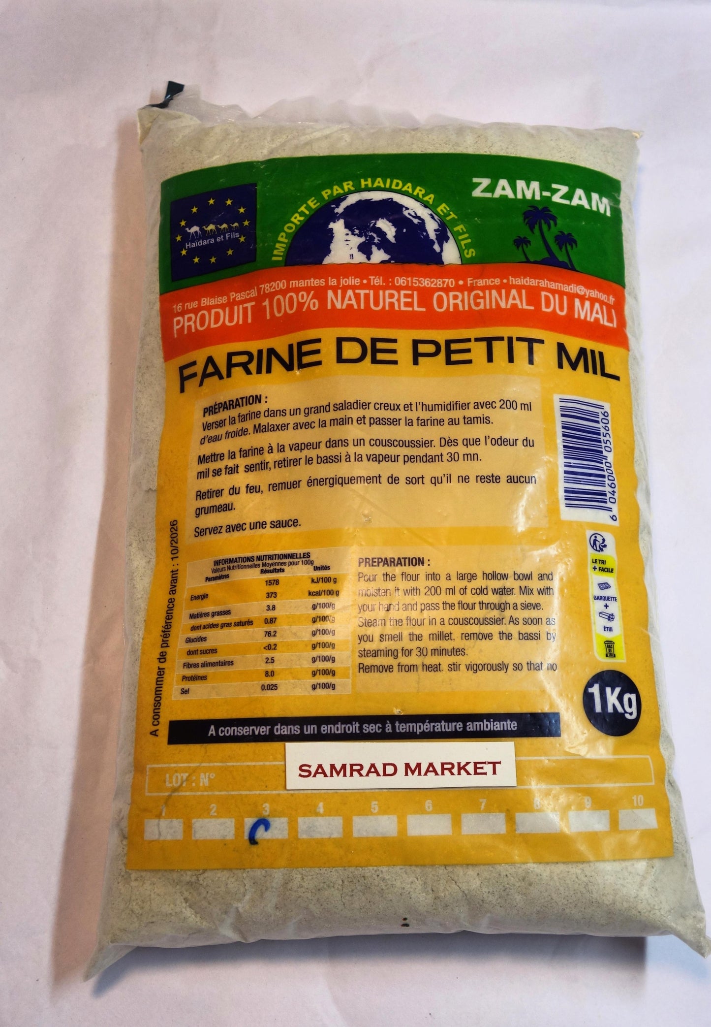 Farine de petit Mil