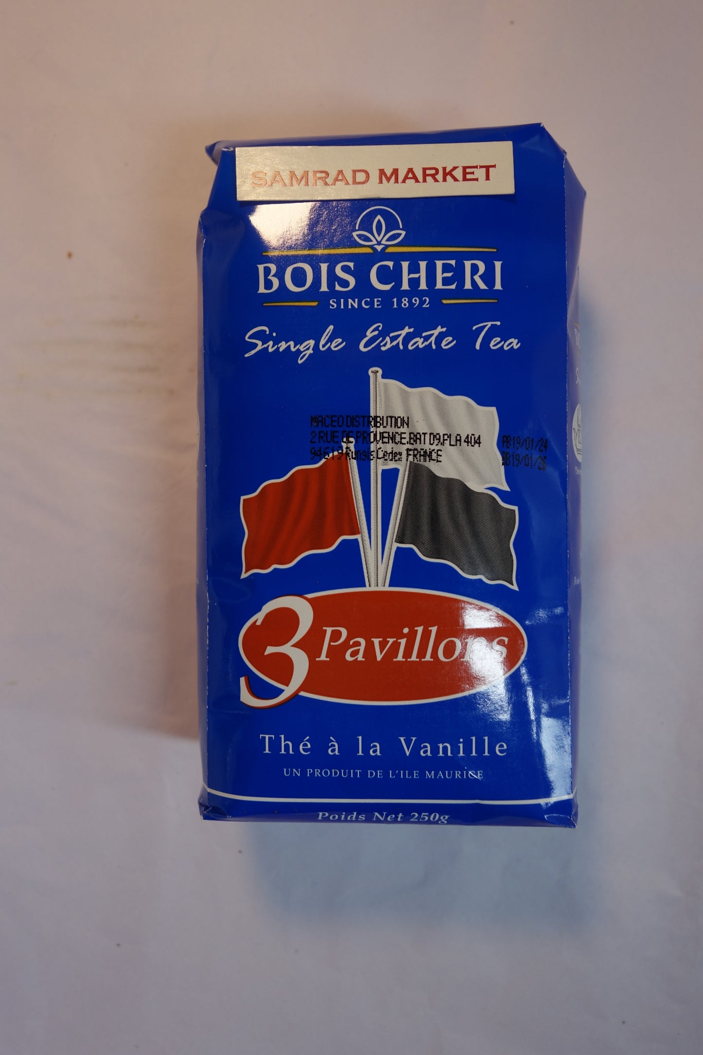 Thé à la vanille 3 Pavillions BOIS CHERI