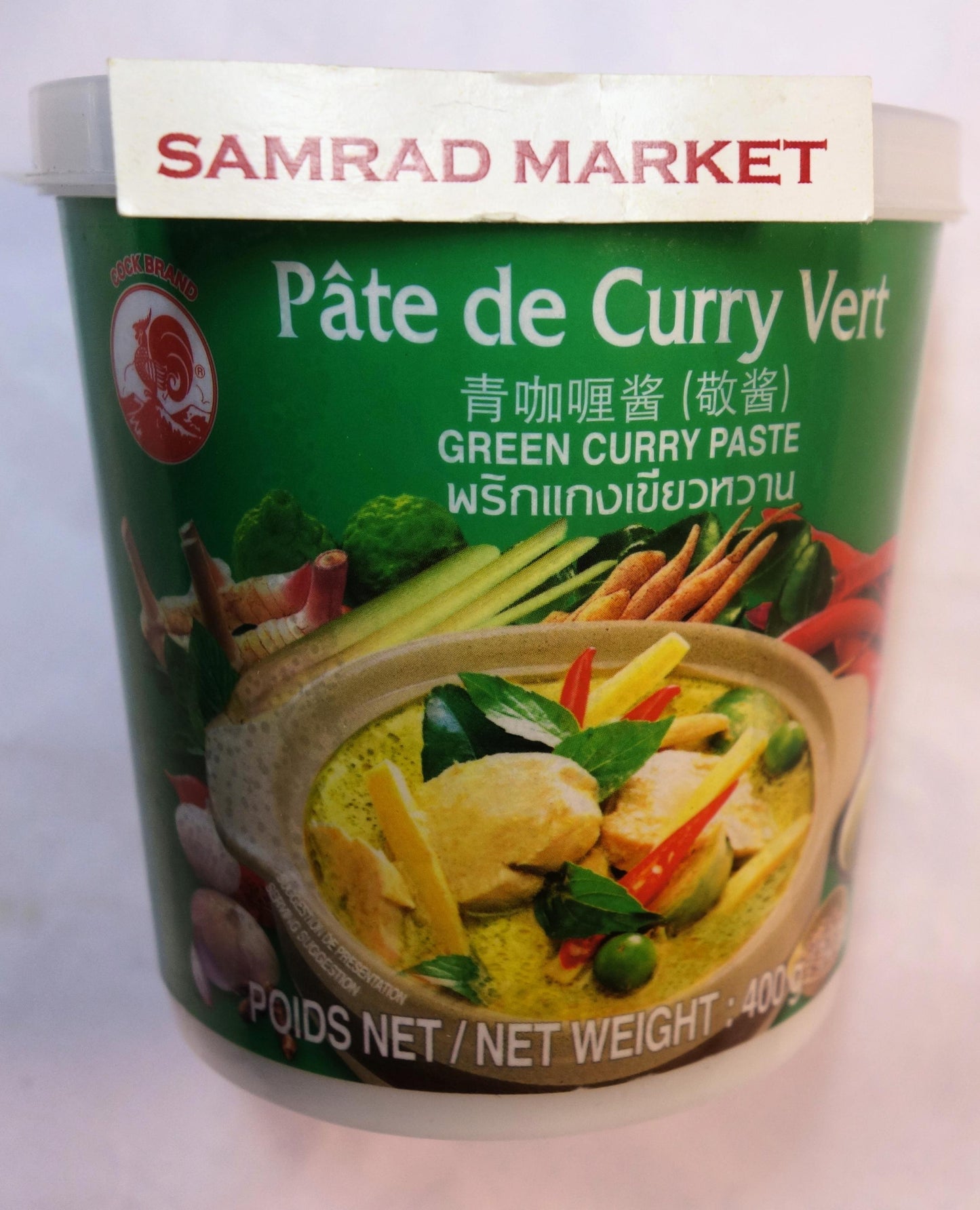Pâte de Curry vert 400g