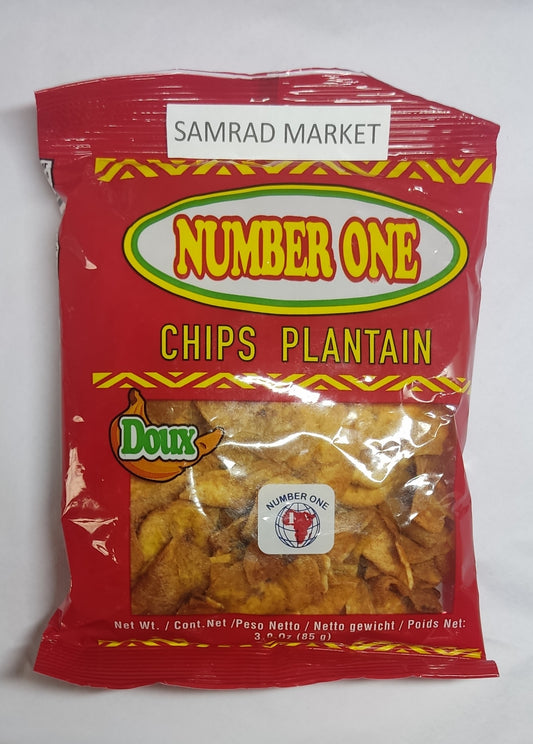 Number One chips plantain épicé