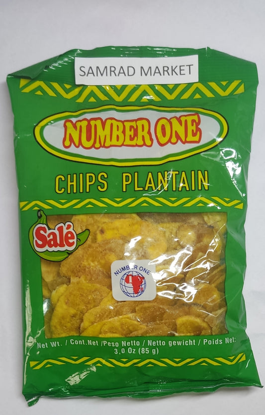Number One chips plantain Salé