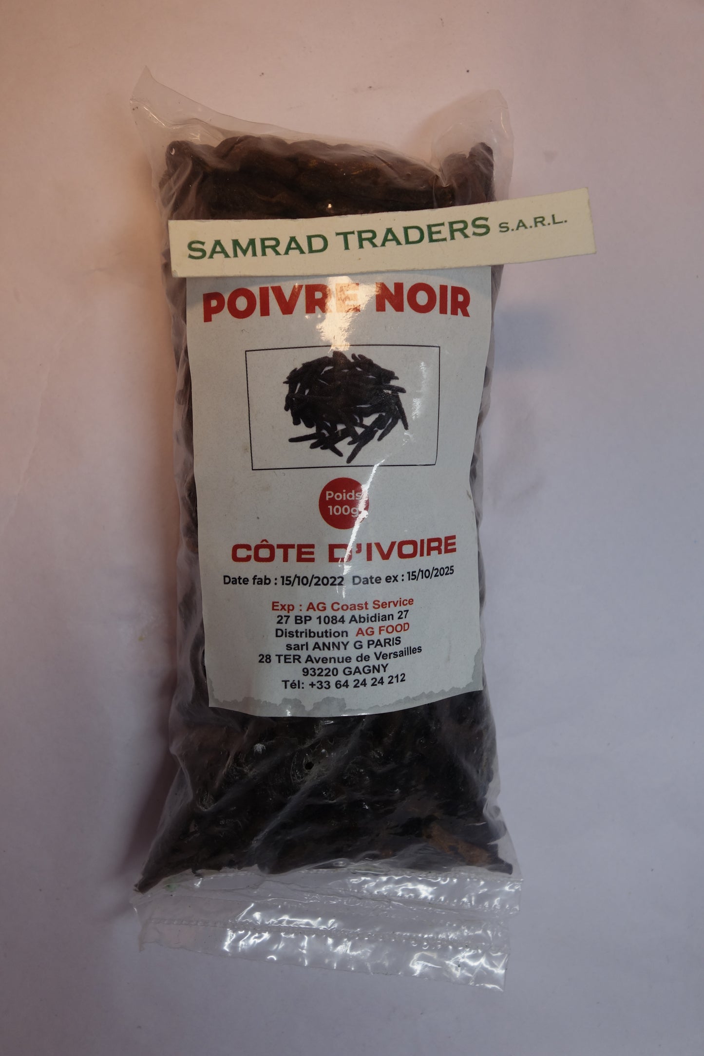 Poivre noir AG Food