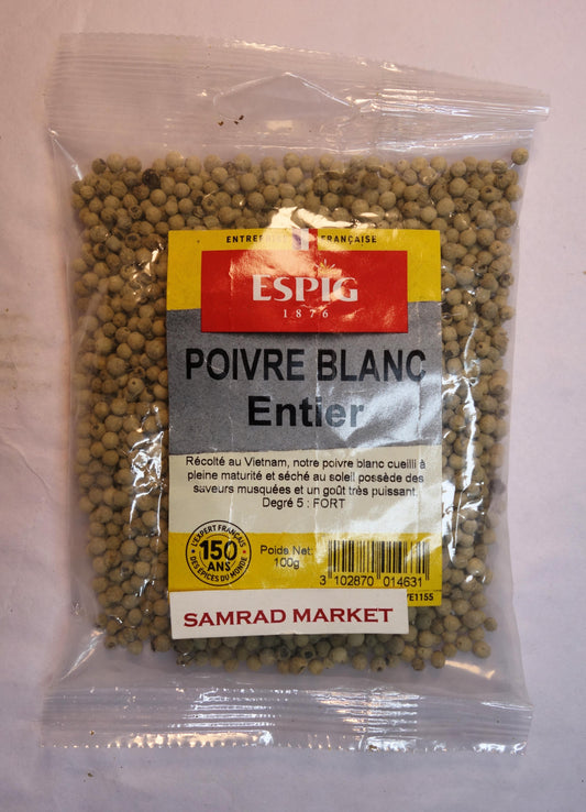 Poivre blanc entier