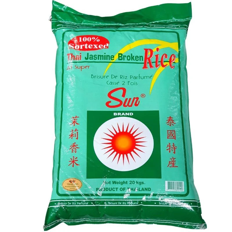 Riz parfumé cassé 2 fois  20K
